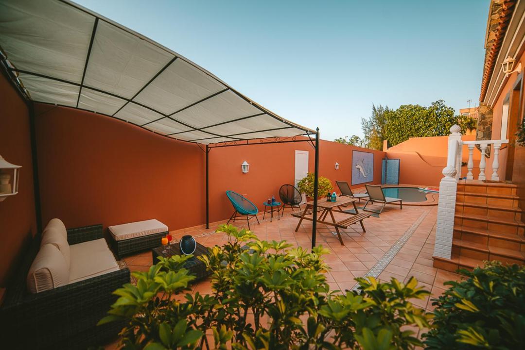 Villa Morada Sonneland Con Piscina Privada Climatizada Maspalomas  Extérieur photo